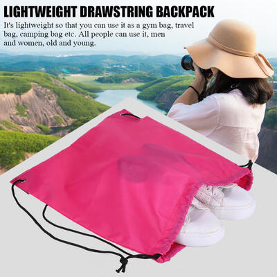 

Waterproof Drawstring Backbag Outdoor Travel Sports Gym Storage Bag for Men&Women Lightweight Drawstring Backpack