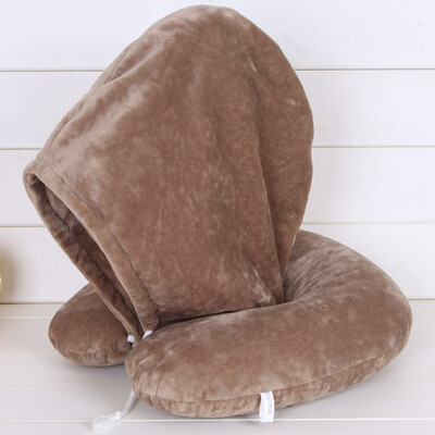 

U-Shape PillowSleeping Hoodie Sweatshirt Type Pillow For Car Airplane Travel Office Pillow