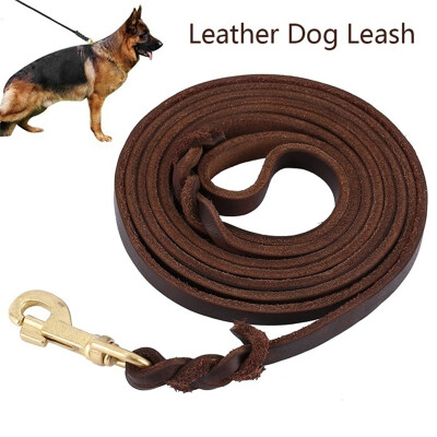 

2253 m Genuine Leather Pet Dog Training Leash Walking Lead For Small Medium Dogs