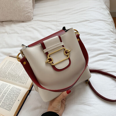 

Ins summer leisure bag fashion small fresh impingement bucket bag new 2019 fashion single shoulder slant womens bag