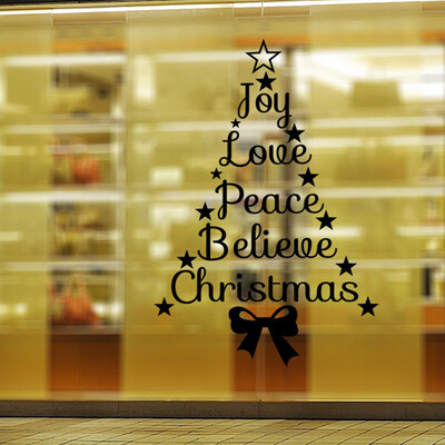 

〖Follure〗Christmas Wall Stickers Mural Decal Quotes Art Home Decor BK