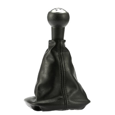 

5 Speed Gear Shift Knob Gearstick Gaiter Boot Leather Replacement Kit for PEUGEOT 207 307 406