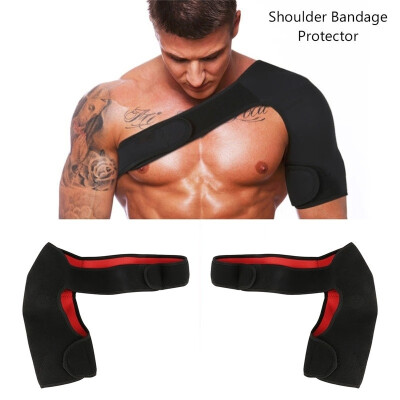 

Basketball Badminton Tennis Left Right Shoulder Bandage Protector Brace Joint Pain Injury Shoulder Support Strap Training