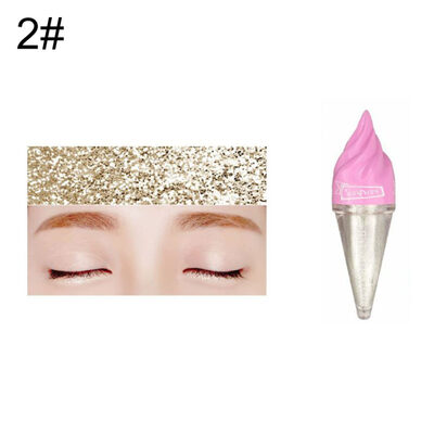 

Glittering Ice Cream 6 Colors Powder Eye Shadow Women Makeup Beauty Cosmetics
