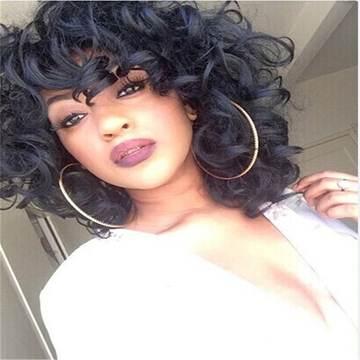 

〖Follure〗Fashion Sexy Black Women Wig Full Cover Curly Wig Styling Cool Party CosplayWig