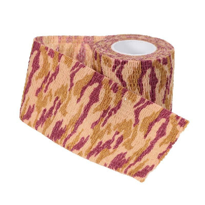 

1 Roll Reusable Outdoor Military Camouflage Hunting Camping Cycling Wrap Elastic Stealth Tape 5CMx45M