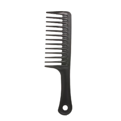 

245cm Hair Brush Wide Tooth Comb Black ABS Plastic Heat-resistant Large Wide Tooth Comb For Hair Styling Tool