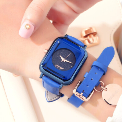 

Stainless steel mens watch business simple couple table butterfly buckle waterproof watch