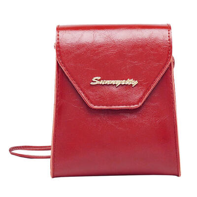 

Fashion Women Girls Sling Phone Bag PU Leather Letter Shoulder Satchel Bags
