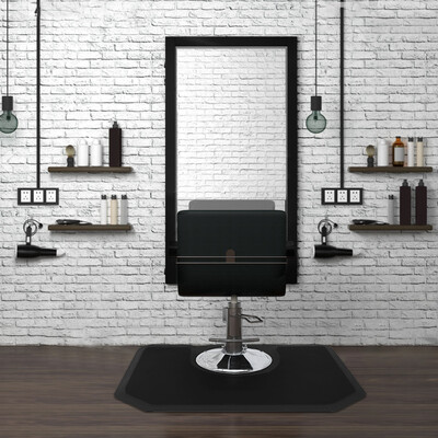 

Ktaxon Black 5x4 12" Barber Salon Anti Fatigue Floor Mat Spa Equipment