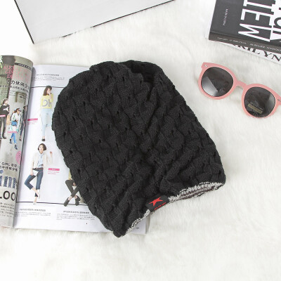 

Tailored Solid Cotton Hats Unisex Warm Winter PentagramThe Wool Knit Cap