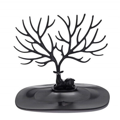 

Toponeto Creative Little Deer Jewelry Display Storage Rack Antlers Storage Tree