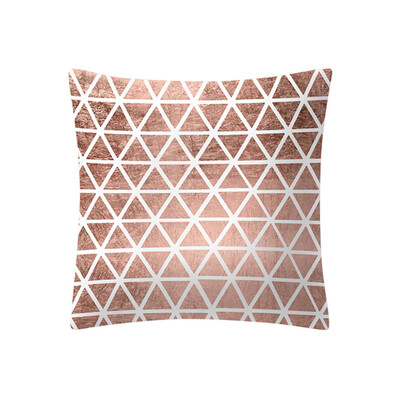 

〖Follure〗Rose Gold Pink Cushion Cover Square Pillowcase Home Decoratio