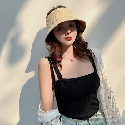 

Double-sided cap children summer Korean version sunshade ins empty top cap travel 100 sets of ultraviolet sun cap