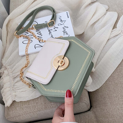 

North bag summer new hit women 2019 new Korean fashion Joker shoulder slung chain small square bag tide