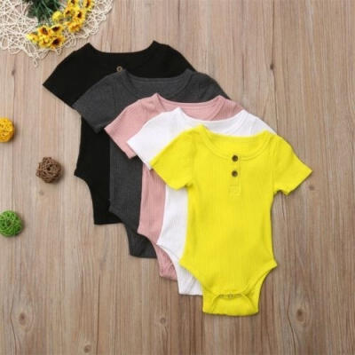 

Newborn Infant Kids Baby Boy Girl Romper Bodysuit Jumpsuit Clothes Outfits 0-24M