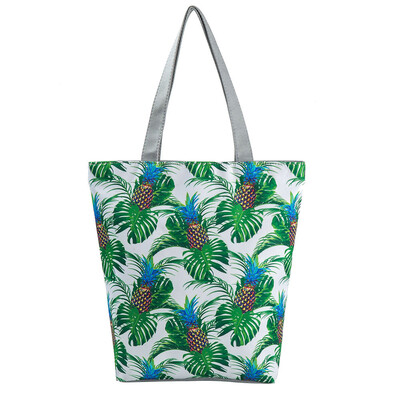 

Tailored Casual Canvas Tote Handbag Women Cartoon Unicorn Printed Shoulder Bag