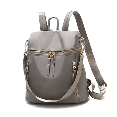 

One-shoulder shoulder bag female dual-use multi-purpose backpack casual tide bag large capacity canvas bag