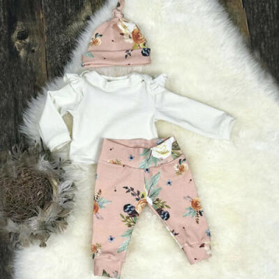 

AUAU STOCK Toddler Kids Baby Girls Outfits Clothes T-shirt Tops DressLong Pants