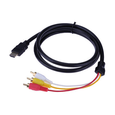 

15M HD HDMI To 3RCA AV Cable Gold-Plated Audio Cable for TV Set-Box