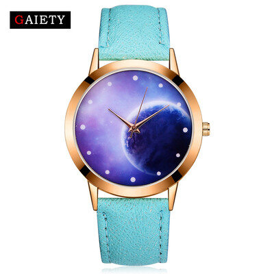 

GAIETY Watch Women Womens Watches Personality Romantic Starry Sky Wrist Watch Leather Designer Ladies New reloj mujer bayan