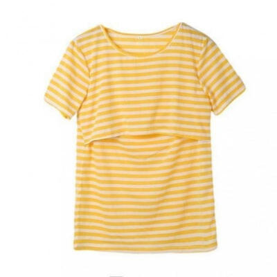 

Casual Maternity Clothes Breastfeeding T-Shirt Nursing Top For Pregnant Women