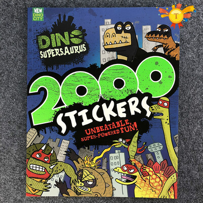

2000 stickers English activity book for children animal princess farm Halloween stickers for boys&girls gifts toy