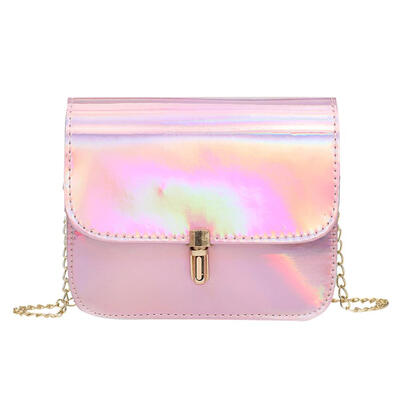 

Elegant Women Lady Laser Leather Shoulder Mini Chain Casual Messenger Bags