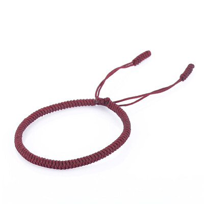 

Tibetan Buddhist Lucky Knot Bracelets & Bangles For Women Men Handmade Woven Rope Amulet Bracelet Jewelry Gifts