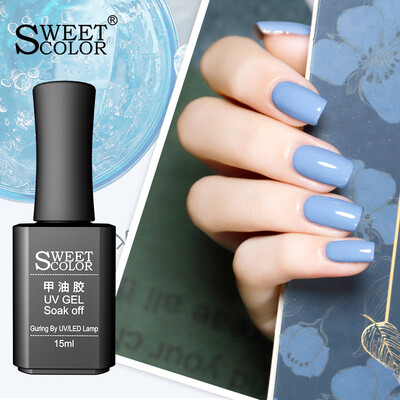 

Sweet Color Nail Polish Ink Blue AGEL015 15ml