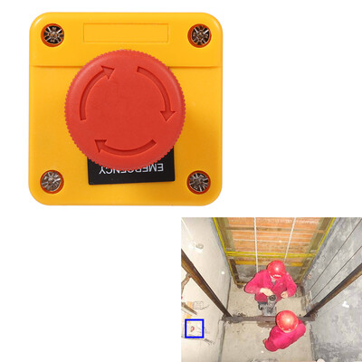

Emergency Stop Button1Pc 660V 10A Plastic Shell Red Sign Emergency Stop Mushroom Push Button Switch NewEmergency Switch