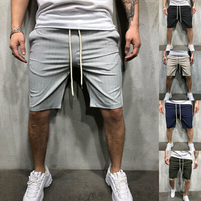 

Mens Basketball Gym Fitness Workout Athletic Shorts with 2 Pockets -3XL Fast