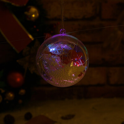 

〖Follure〗Christmas Tree Pendant Hanging Home Ornament Christmas Decoration Ball Light
