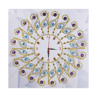 

DIY Special Shaped Diamond Painting Flower Wall Clock Craft Embroider Decor