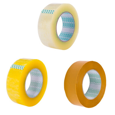 

130 Meter Parcel Box Adhesive Clear Packing Packaging Shipping Carton Sealing Tapes 48MM x 60 Meter