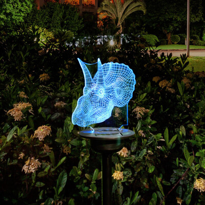 

Gobestart LED Solar Power Animal Lawn Lamp Garden Yard Stake Landscape Outdoor Light Decor