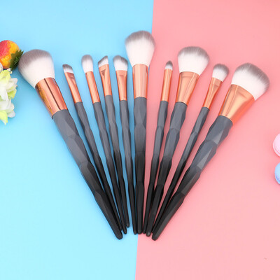 

Toponeto 10PCS Make Up Foundation Eyebrow Eyeliner Blush Cosmetic Concealer Brushes