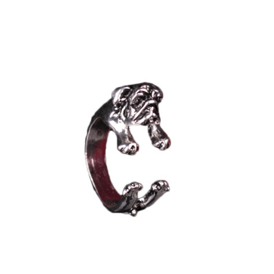 

2019 Popular 2pcs Unisex Cute Animal Personality Rings Opening Ring Fashion Accessories