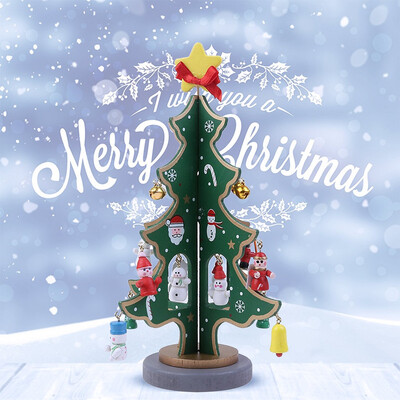 

Tailored Creative DIY Wooden Christmas Tree Decoration Christmas Gift Ornament Toy