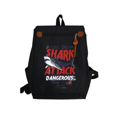

Schoolbag female&male students Korean version of ins backpack Japanese backpack academic style canvas big bf tide brand cool p