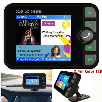 

Fashion Color-Screen Car DABDAB Radio Plug & Play FM Transmission Digital Radio Adapter with Bluetooth Music High Audio Quality