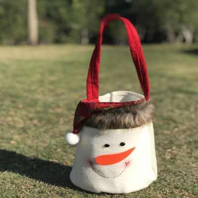 

Christmas Gift Bag Christmas Household Candy Bag Snowman Shape Bag Cute Storage Bag Christmas Decoration For home New year 2020