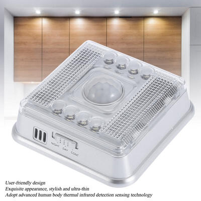 

Greensen New 8LED Night Light Charging Human Automatic Induction Lamp Light