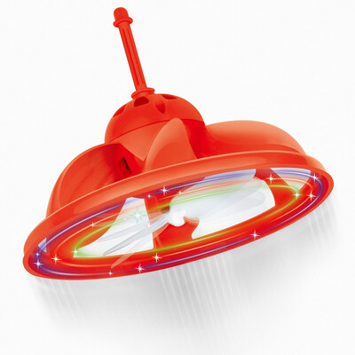 

CAN HUI childrens toy gun cs electric sound vibration infrared double gun flying saucer set 9390
