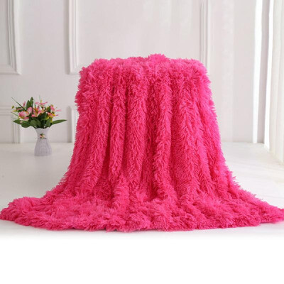 

Long Fur Throw Blanket Super Soft Long Shaggy Faux Fur Lightweight Warm Cozy Plush Fluffy Decorative Blanket for Couch Bed Chair 6