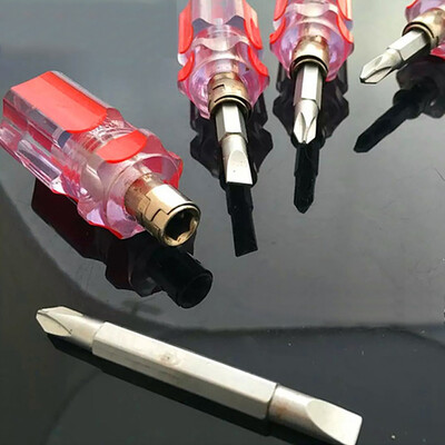 

〖Follure〗Dual Purpose Expansion Screwdriver Cross Type Ratchet Screwdriver