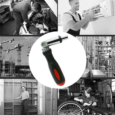 

〖Follure〗Adjustable Ratchet Wrench Screwdriver Magnetic Multifunction Repair Hand Tool