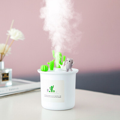 

〖Follure〗MIABOO 200ml 4 hours Working Ultrasonic DIY Air Humidifier Home Decoration