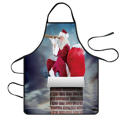 

Siaonvr Christmas Decoration Waterproof Apron Kitchen Aprons Dinner Party Apron