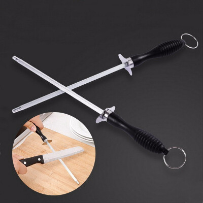 

Stainless Steel Knife Sharpener Sharpening Rod with ABS Handle Honing Knife Sharpener Knife Sharpening